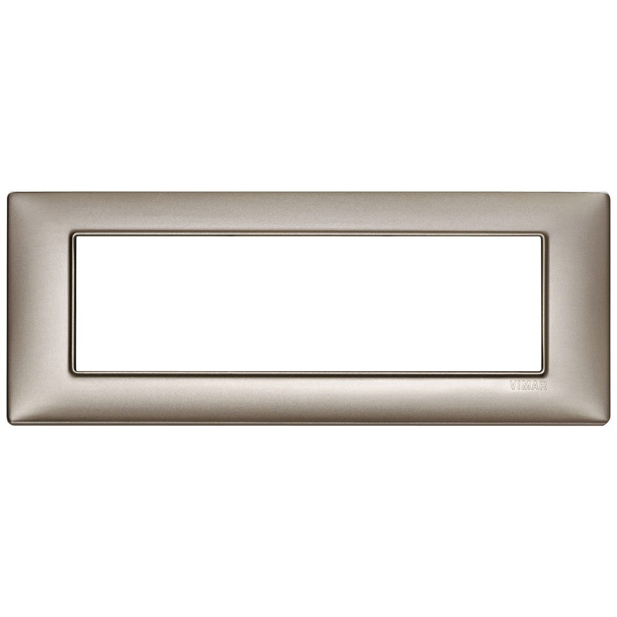 Vimar Plana Plate 7M Metal Pearl Nickel