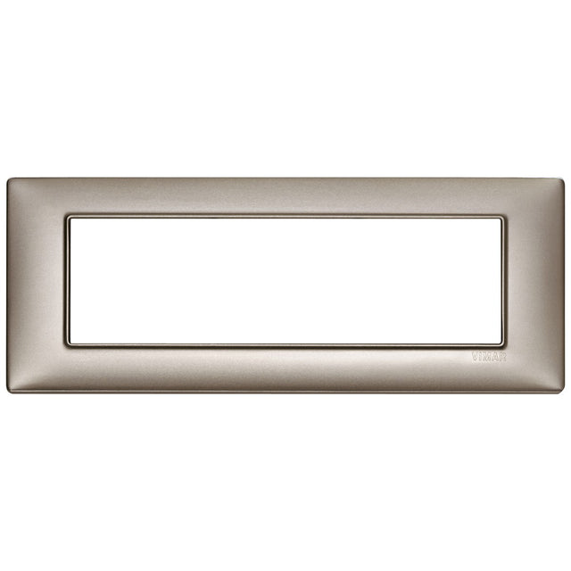 Vimar Plana Plate 7M Metal Pearl Nickel