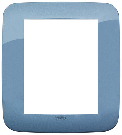 Vimar Arke Round Plate 8M Technopolymer Blue