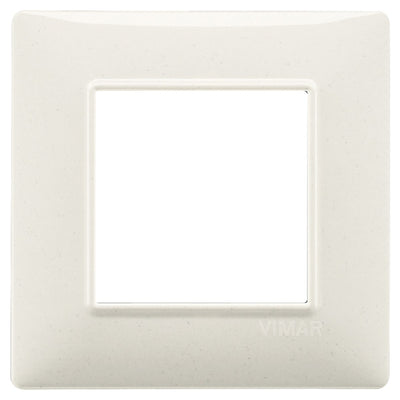 Vimar Plana Plate 2M Technopolymer Granite White - Square