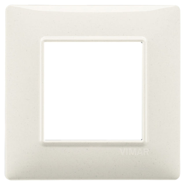 Vimar Plana Plate 2M Technopolymer Granite White - Square