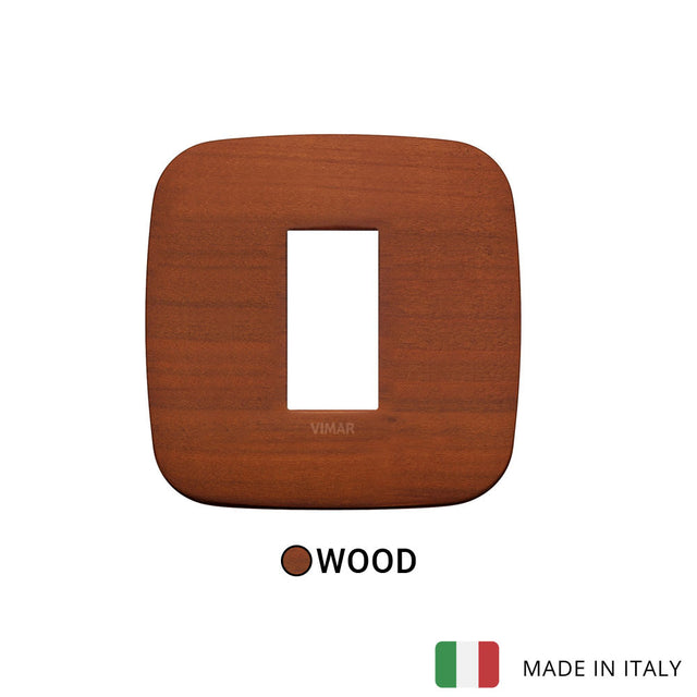 Vimar Arke Round Plate 1M Cherrywood