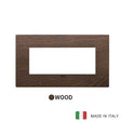 Vimar Eikon Exe Plate 5M Wood American Walnut