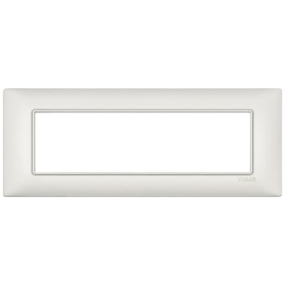 Vimar Plana Plate 7M Metal Pearl Silver