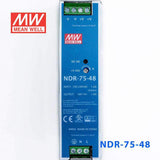 Mean Well NDR-75-48 Single Output Industrial Power Supply 75W 48V 1.6A - DIN Rail - PHOTO 2