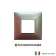 Vimar Plana Plate 2M BS Technopolymer Iridescent Brown