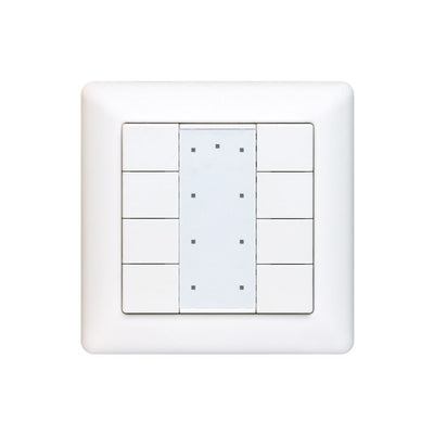 Sunricher DALI2 Wall Panel, 8 Buttons, White