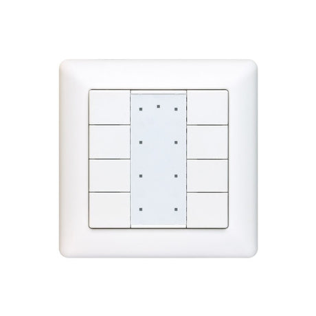 Sunricher DALI2 Wall Panel, 8 Buttons, White