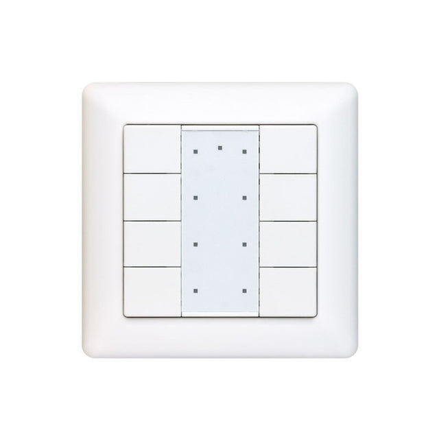 Sunricher DALI2 Wall Panel, 8 Buttons, White