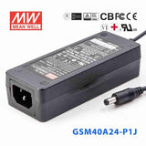 Mean Well GSM40A24-P1J Power Supply 40W 24V 1.67A