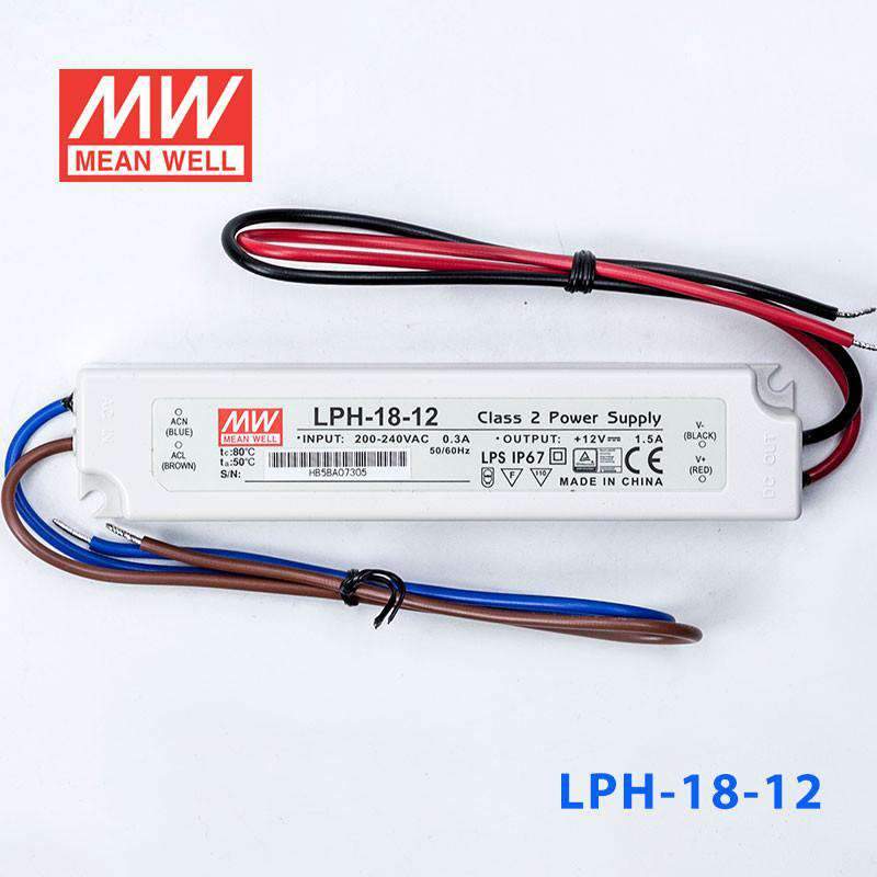 Mean Well LPH-18-12 Power Supply 18W 12V 1.5A - PHOTO 2