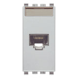 Eikon RJ45 Cat 6 Netsafe UTP 110 Outlet Silver