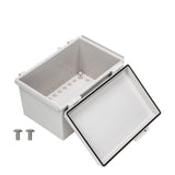 Boxco P-Series 200x300x180mm Plastic Enclosure, IP67, IK08, ABS, Grey Cover, Molded Hinge and Latch Type - PHOTO 3