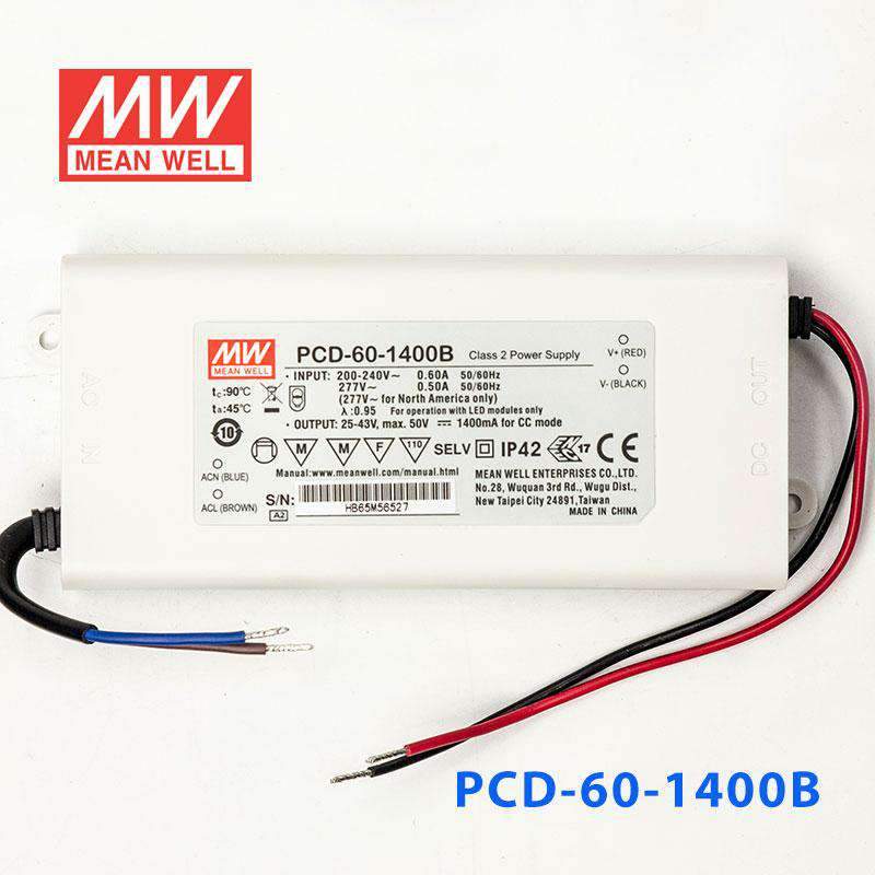 Mean Well PCD-60-1400B Power Supply 60W  1400mA - PHOTO 2