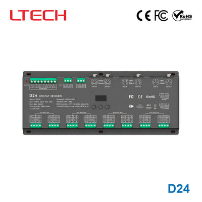 Ltech D24 2880W DMX512 LED Controller