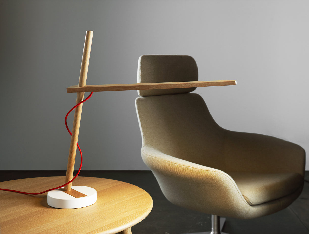 Pablo Table Clamp Mini Oak / Red Wire - PHOTO 8