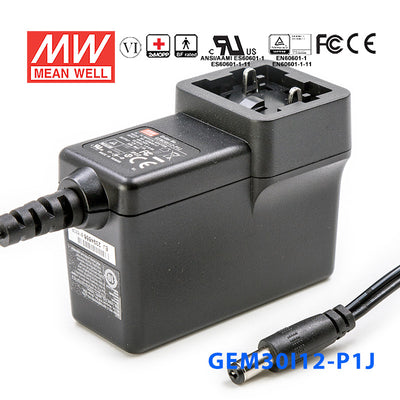 Mean Well GEM30I12-P1J Power Supply 30W 12V 2.5A