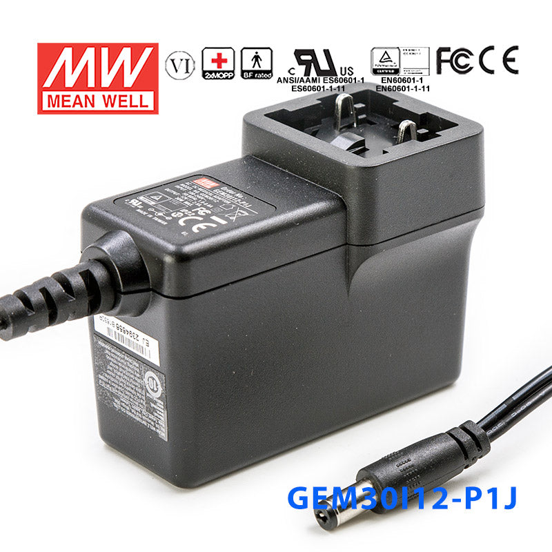 Mean Well GEM30I12-P1J Power Supply 30W 12V