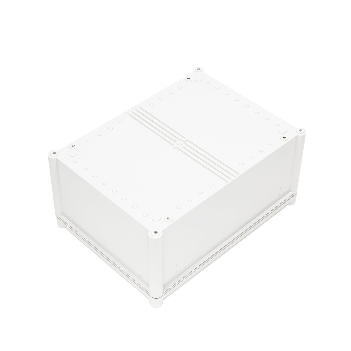 Boxco S-Series 280x380x180mm Plastic Enclosure, IP67, IK08, PC, Grey Cover, Screw Type - PHOTO 3
