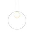 Pablo Pendant Bola Halo 22" Chrome
