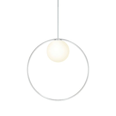 Pablo Pendant Bola Halo 22" Chrome