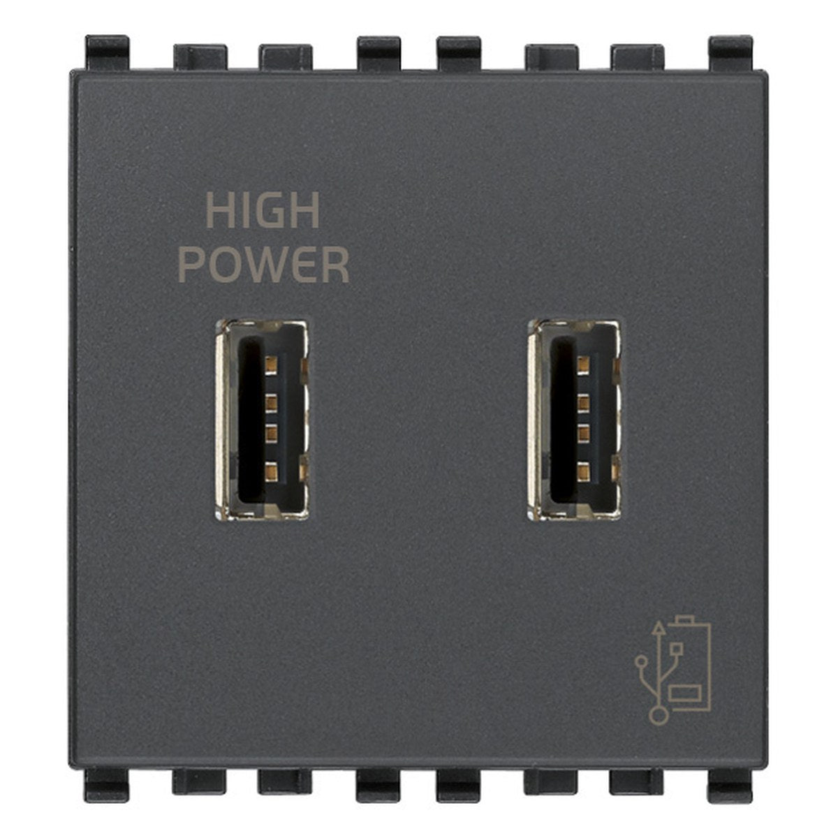 Eikon 5V 1A USB Supply Unit 2M Grey