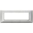 Vimar Plana Plate 7M Metallized Silver