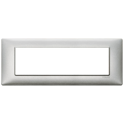 Vimar Plana Plate 7M Metallized Silver