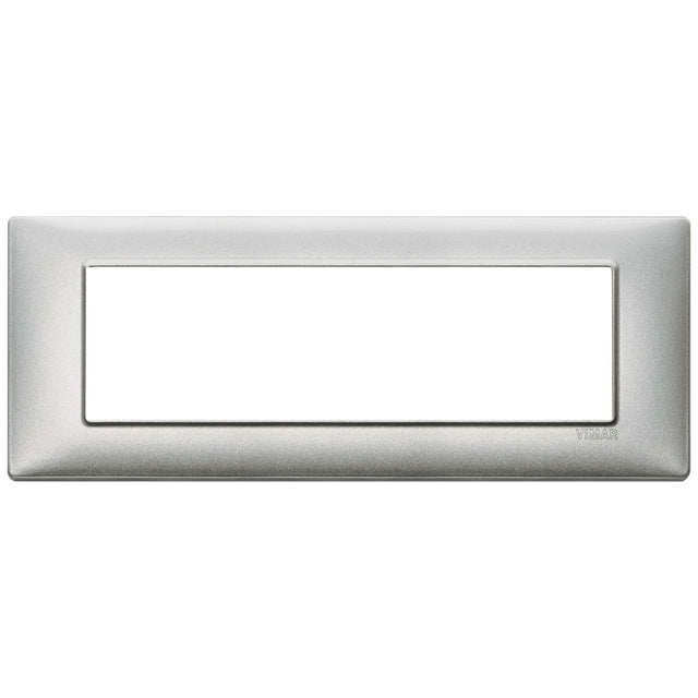 Vimar Plana Plate 7M Metallized Silver