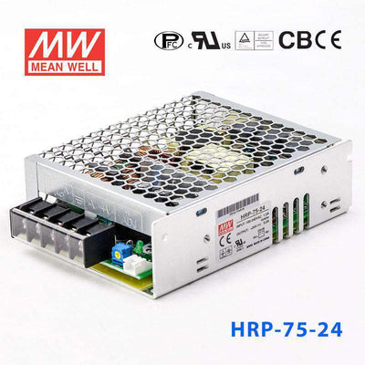 Mean Well HRP-75-24  Power Supply 76.8W 24V 3.2A