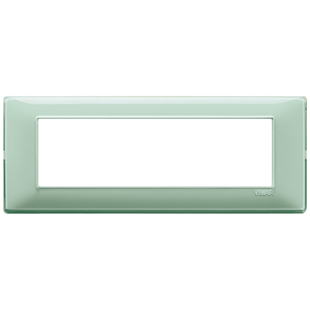 Vimar Plana Plate 7M Technopolymer Reflex Mint