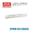 MEAN WELL SPWM-150-12DA2Q 150W 12V CV LED Driver 12.5A