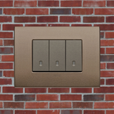 Vimar Arke Metal 3 Gang switch - Dark Bronze - 16A - PHOTO 22