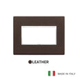 Vimar Eikon Evo Plate 4M Leather Tobacco