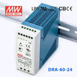Mean Well DRA-60-24 Single Output Switching Power Supply 60W 24V 2.5A - DIN Rail