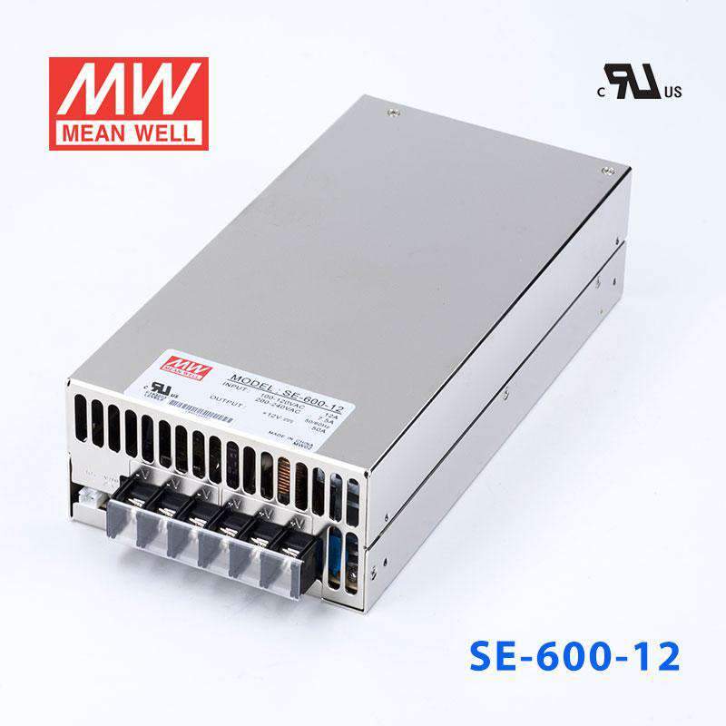 Mean Well SE-600-12 Power Supply 600W 12V 50A