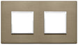 Vimar Eikon Evo Plate 4M (2+2) 71MM Aluminium Dark Bronze