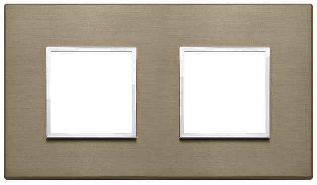 Vimar Eikon Evo Plate 4M (2+2) 71MM Aluminium Dark Bronze