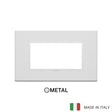 Vimar Eikon Plate 4M Metal Matt White