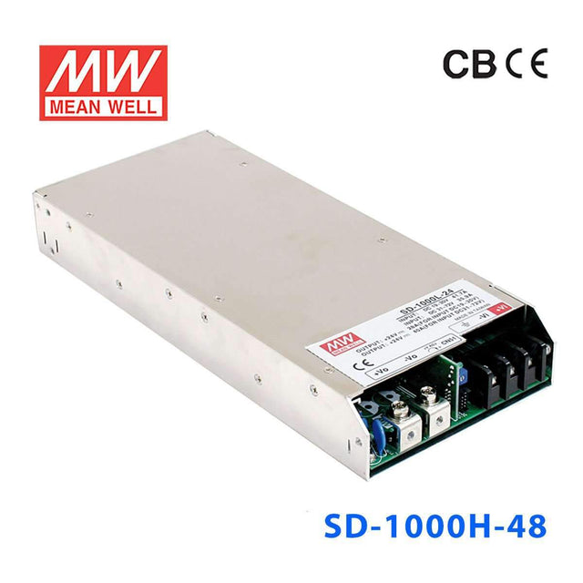 Mean Well SD-1000H-48 DC-DC Converter - 1000W - 72~144V in 48V out