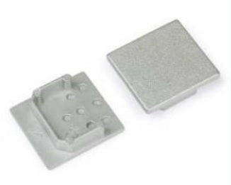 Archilight End Cap for Surface / Suspend for Decorus - Without Wiring Holes - Silver