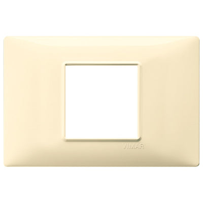 Vimar Plana Plate 2M Technopolymer Cream white