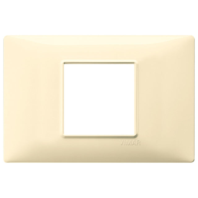 Vimar Plana Plate 2M Technopolymer Cream white
