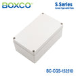 Boxco S-Series 150x250x100mm Plastic Enclosure, IP67, IK08, PC, Grey Cover, Screw Type