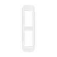 Vimar Arke Round Plate 2Mpan Technopolymer White