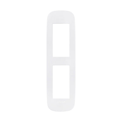 Vimar Arke Round Plate 2Mpan Technopolymer White