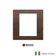 Vimar Eikon Exe Plate 8M Wood American Walnut