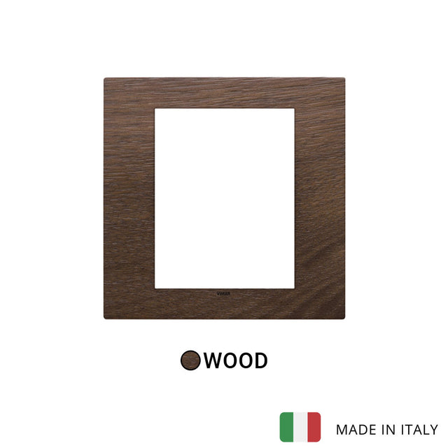 Vimar Eikon Exe Plate 8M Wood American Walnut
