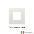 Vimar Arke Classic Plate 2M Technopolymer Ivory - Square