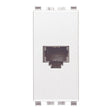 Eikon RJ11 Phone Jack 6/4 White